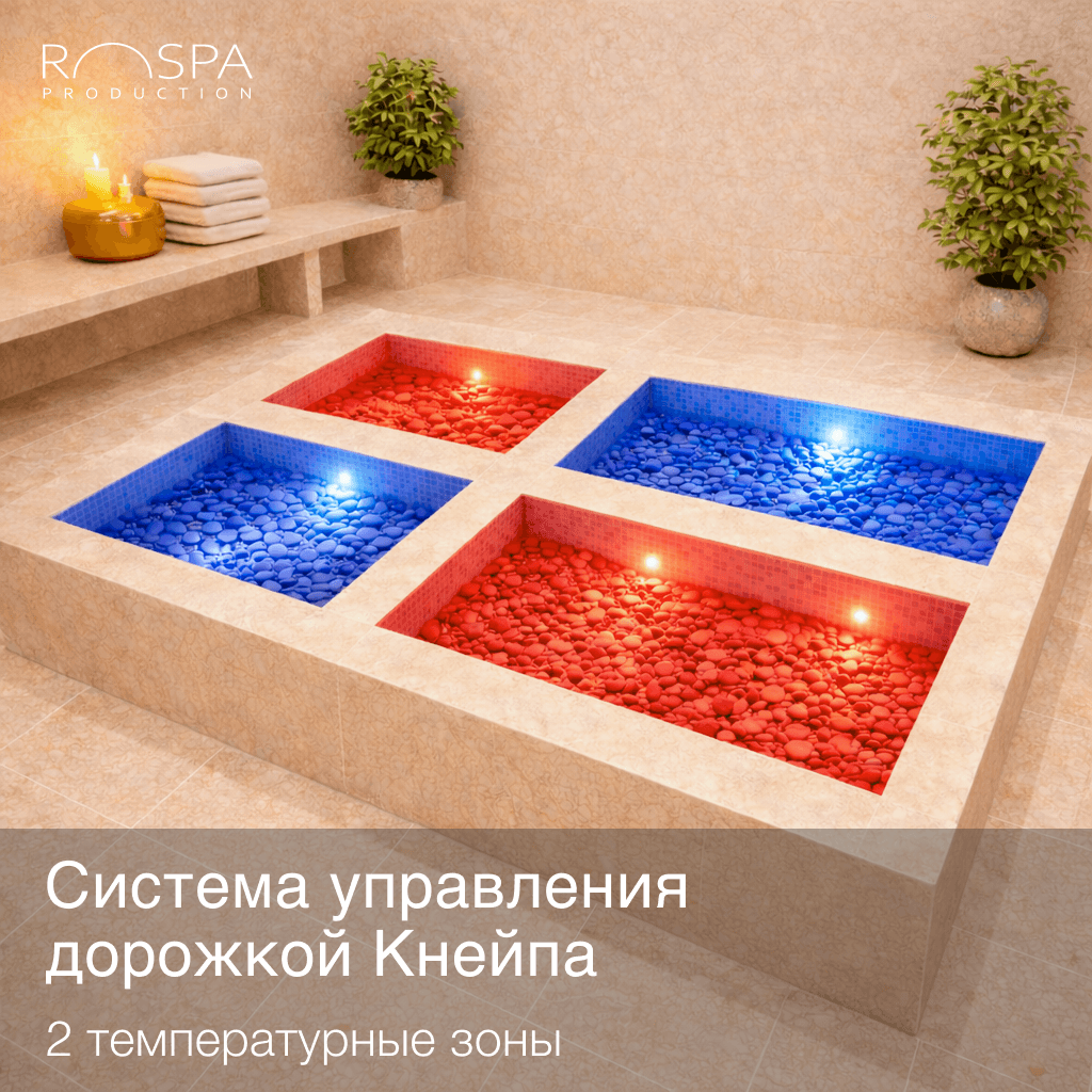 Система управления дорожкой Кнейпа 2 темп. зоны